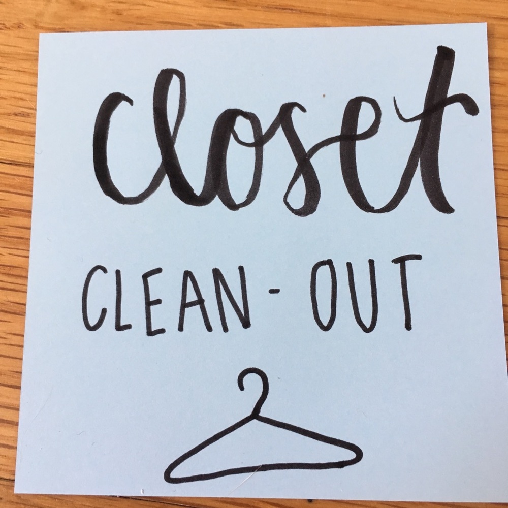 CLOSET CLEAN OUT ALL OFFERS OPEN TO CONSIDERATION
